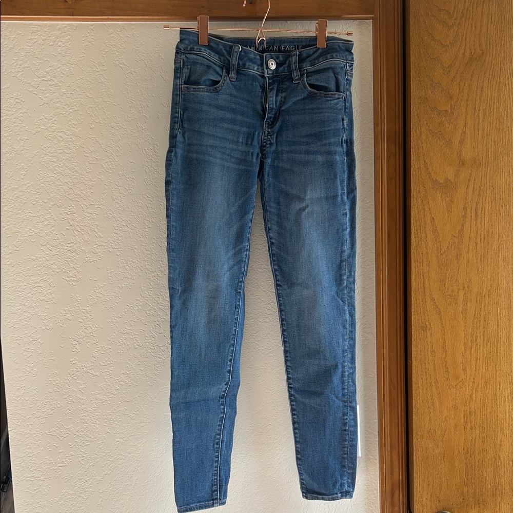 American Eagle Outfitters Blue Skinny Jeggings